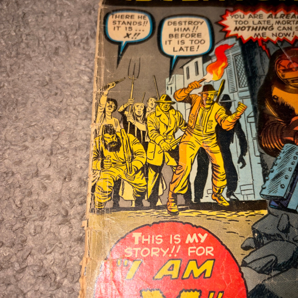 AMAZING ADVENTURE #4 RARE PRE-MARVEL COMIC 1961