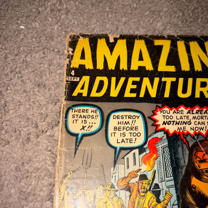 AMAZING ADVENTURE #4 RARE PRE-MARVEL COMIC 1961